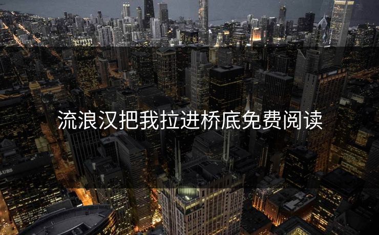 流浪汉把我拉进桥底免费阅读 流浪汉把我拉进桥底免费阅读