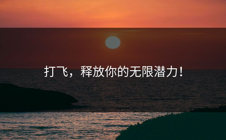 打飞，释放你的无限潜力！